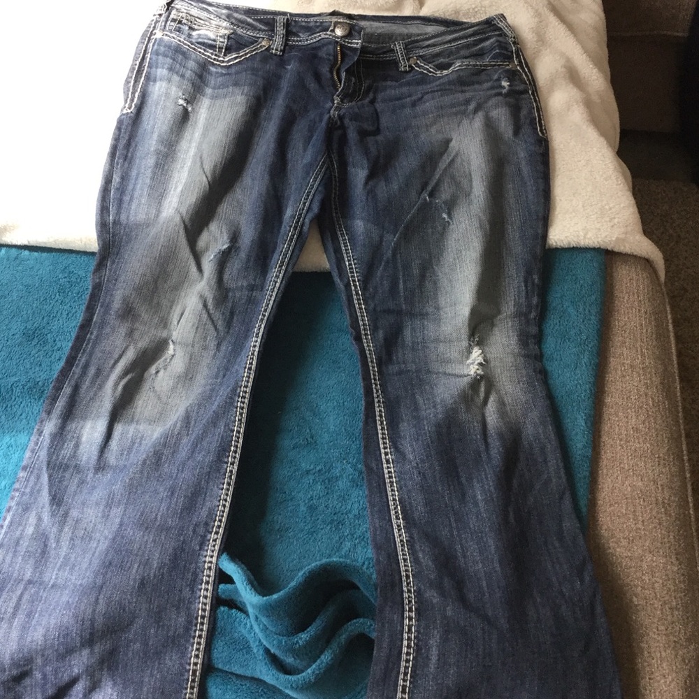 Silver Aiko jeans